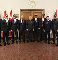 Konya heyetinden Bakan Güler'e ziyaret