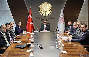 Konya Heyeti Sanayi ve Teknoloji Bakanlığı'nı ziyaret etti