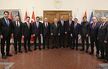 Konya heyetinden Bakan Güler'e ziyaret