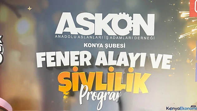 ASKON Konya'da fener alayı ve şivlilik kutlamaları