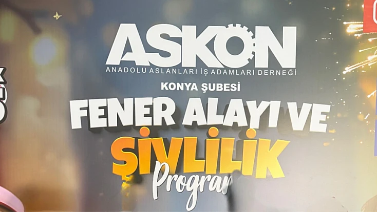 ASKON Konya’da fener alayı ve şivlilik kutlamaları