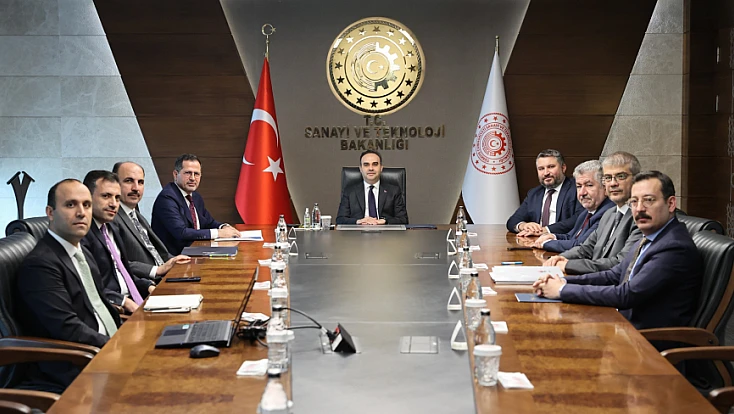 Konya Heyeti Sanayi ve Teknoloji Bakanlığı’nı ziyaret etti