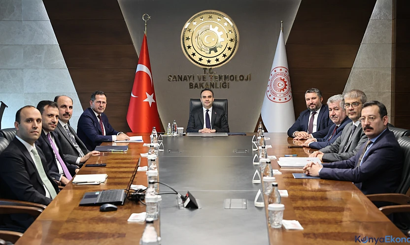 Konya Heyeti Sanayi ve Teknoloji Bakanlığı'nı ziyaret etti