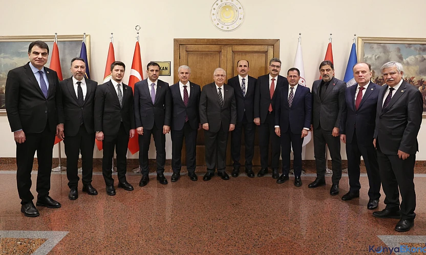 Konya heyetinden Bakan Güler'e ziyaret