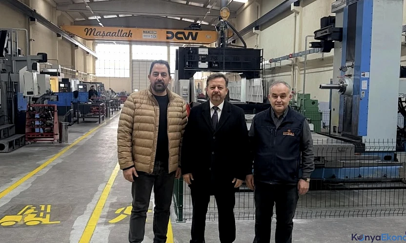 Konya Sanayi ve Teknoloji İl Müdürü Konarılı'dan DCW Makina'ya ziyaret